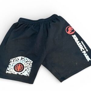 Universal Studios Jurassic World Lounge Sweat Shorts  Lounge Size S Isla Nublar